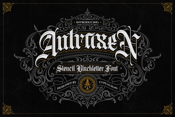 Antraxen: A Stencil-Inspired Blackletter for Bold Branding