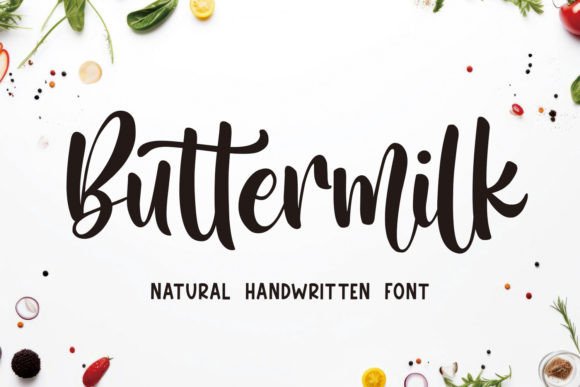 Buttermilk: The Script Font That Captures Holiday Spirit