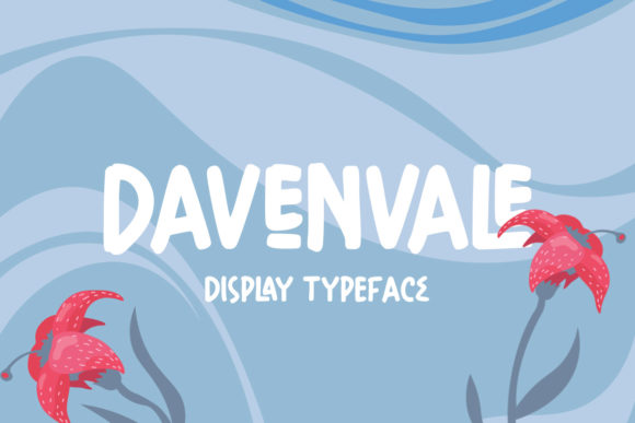 Davenvale: The Cute Display Font with Emote Elements
