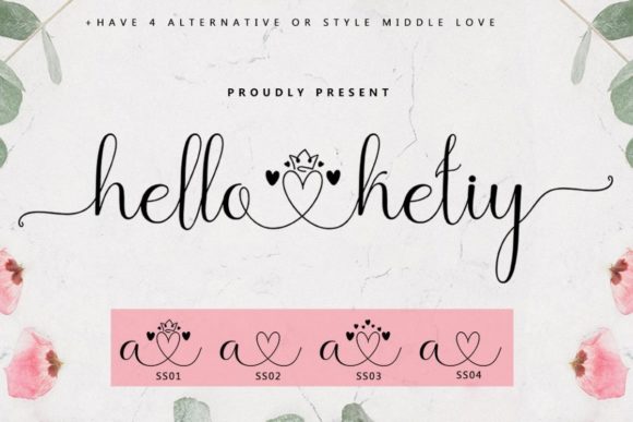Discovering Hello Ketiy: A Handwritten Font with Heart