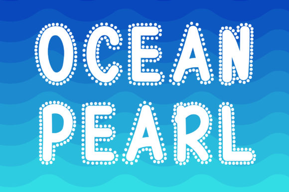 Discovering the Charm of the Ocean Pearl Font