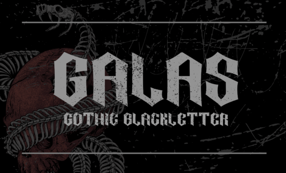 Galas: The Gothic Typeface for Bold Branding