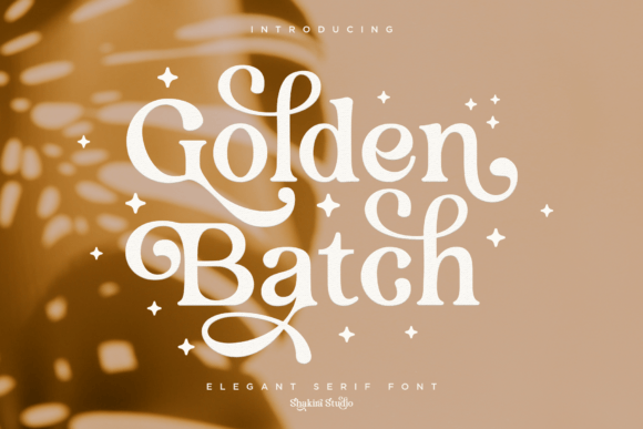 Golden Batch: The Serif Font for Bold, Elegant Design