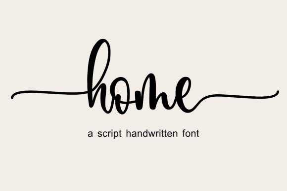 Home Font: Crafting Warmth and Authenticity into Your Designs