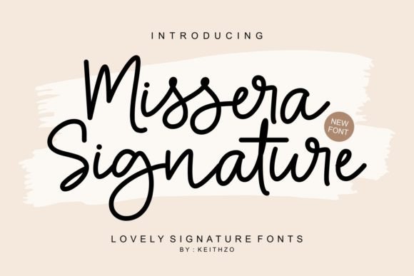 Missera Signature: The Creative Font That Feels Handwritten