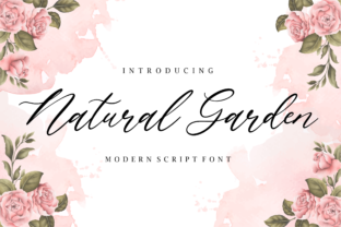 Natural Garden: A Hand-Lettered Font for Authentic Projects