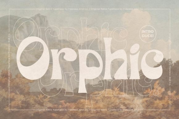 Orphic: The Bold Display Font for Standout Boho Design