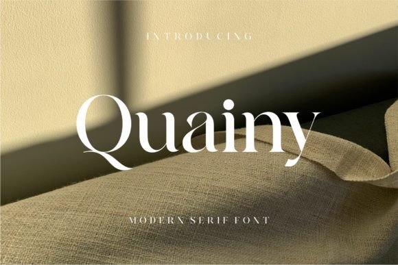Quainy Serif: The Minimalist's Answer to Timeless Branding