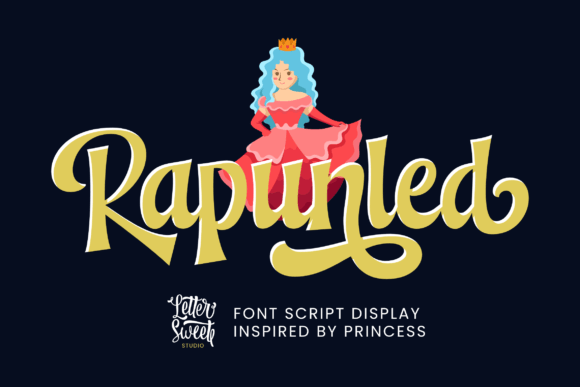 Rapunled: A Fairytale Script Font for Real-World Projects