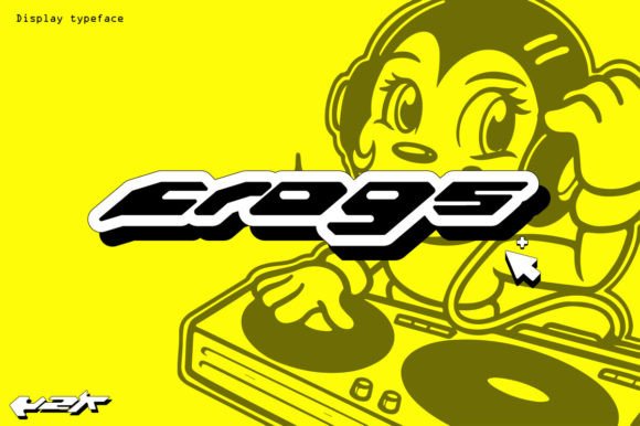 Revive the Y2K Spirit with the Frogs Font Family