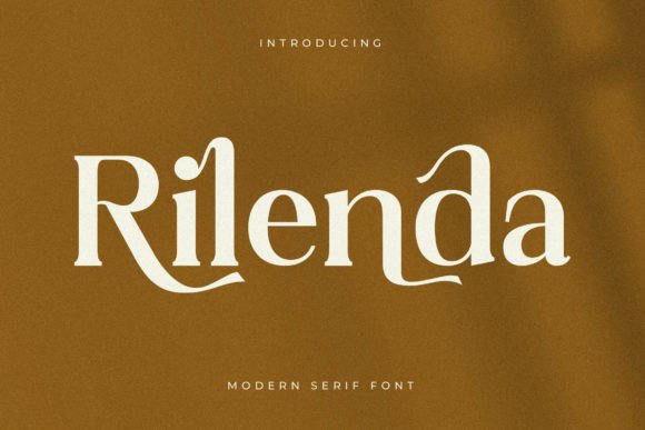 Rilenda: Crafting Elegant Brand Identities with a Modern Serif