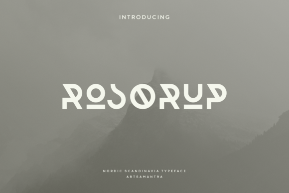 Rosorup: Tribal Typography with Viking Soul