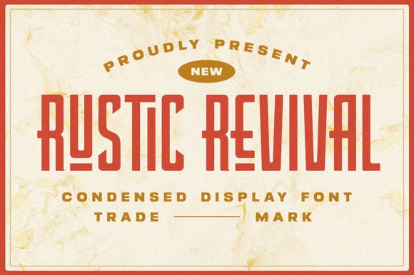 Rustic Revival: Crafting Authentic Brand Narratives with a Handcrafted Typeface