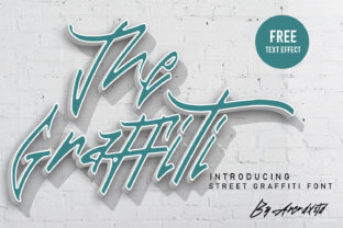 The Graffiti Font: A Brush Pen Typeface for Creative Brands