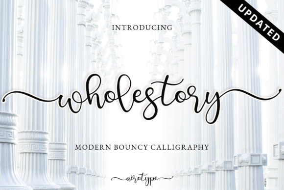 Wholestory: The Handwritten Font That Balances Charm and Elegance