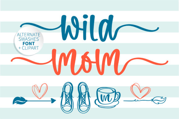 Wild Mom: A Sweet Handwritten Font for Authentic Designs